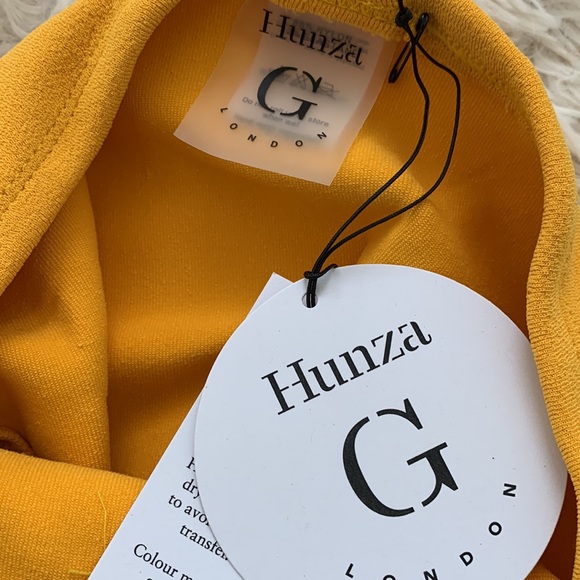 NWT Hunza G Ursula Nile cut out one piece swimsuit one size - Picture 6 of 7